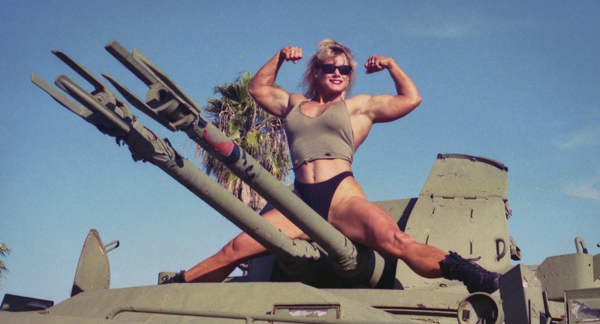 Bodybuilder and Marine Sally McNeil in 'Killer Sally.'