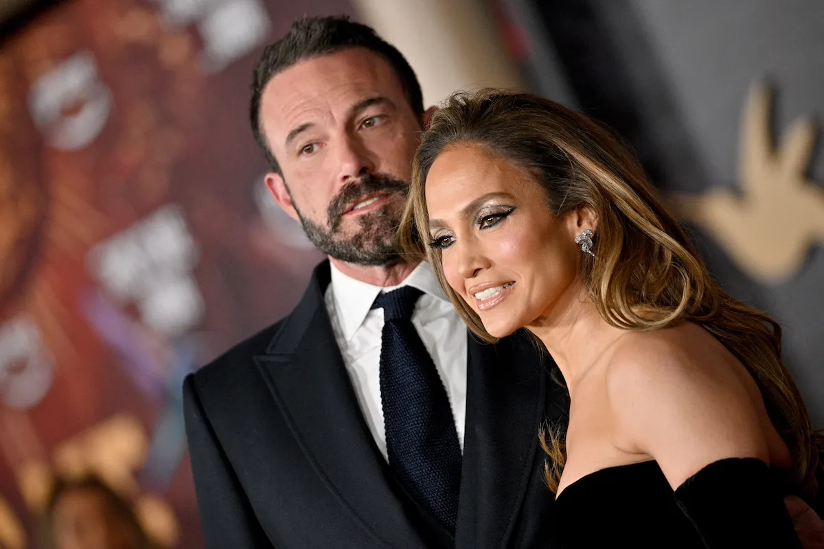 Ben Affleck and Jennifer Lopez at the premiere of 'This Is Me ... Now: A Love Story'